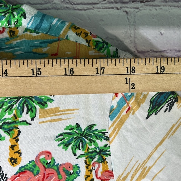 Denim & Flower Men's Hawaiian Button Down Short Sleeve Shirt. Sz: XL - Picture 5 of 10